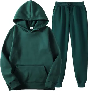 2 Piece Outfits for Women, Womens Sweatshirts Oversized Long Sleeve Hoodie Pullover Tracksuit Jogger Sweatsuits with Pockets