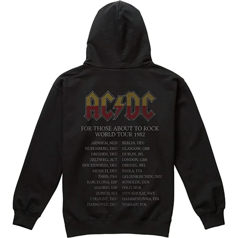 AC/DC Mens About To Rock Tour Hoodie