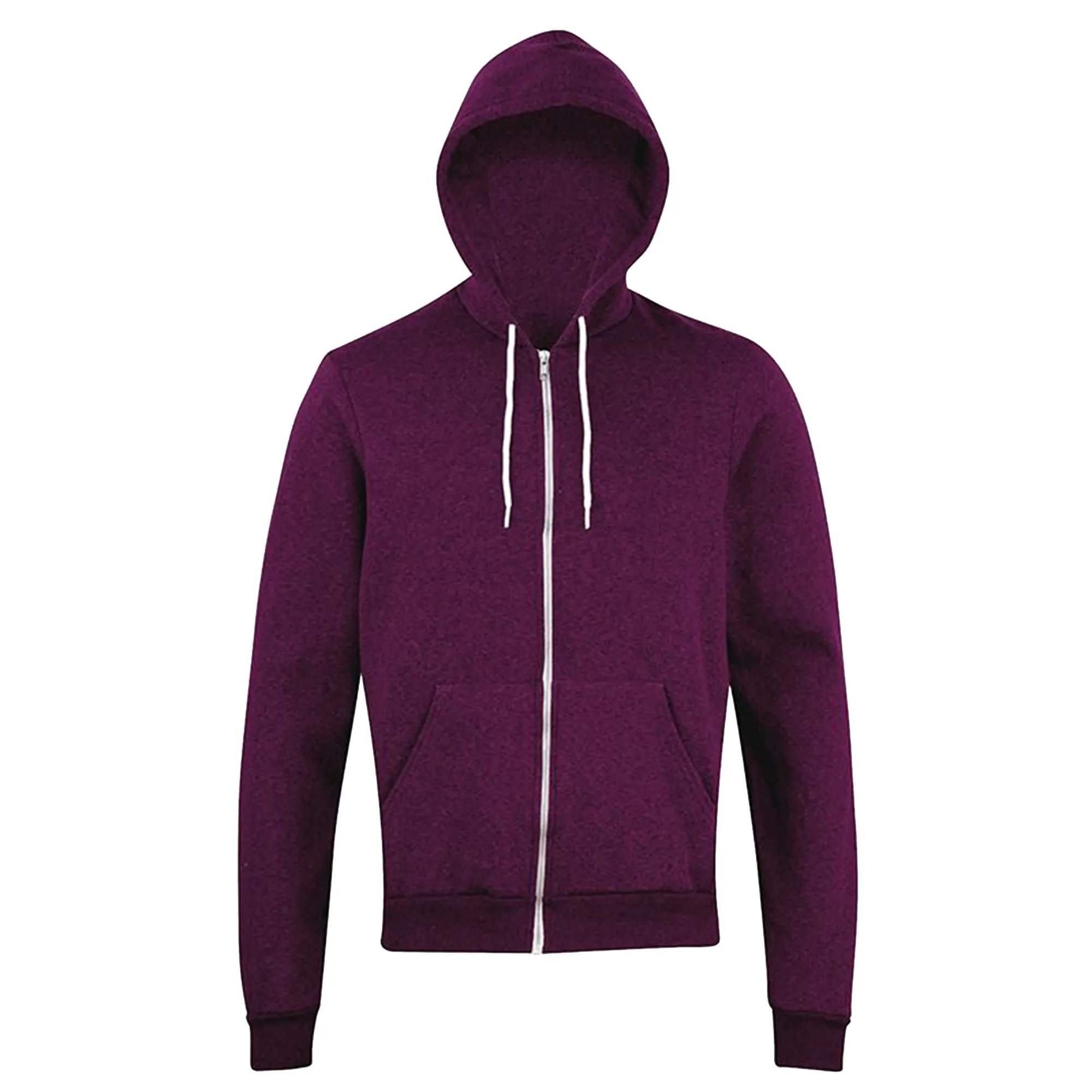 American Apparel Unisex Salt And Pepper Full Zip Hoodie