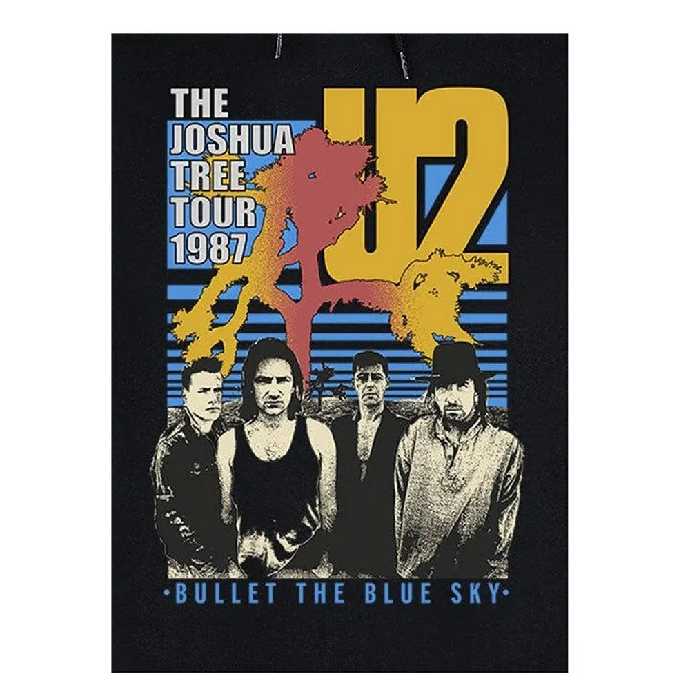 Amplified Unisex Adult Bullet The Blue Sky U2 Hoodie