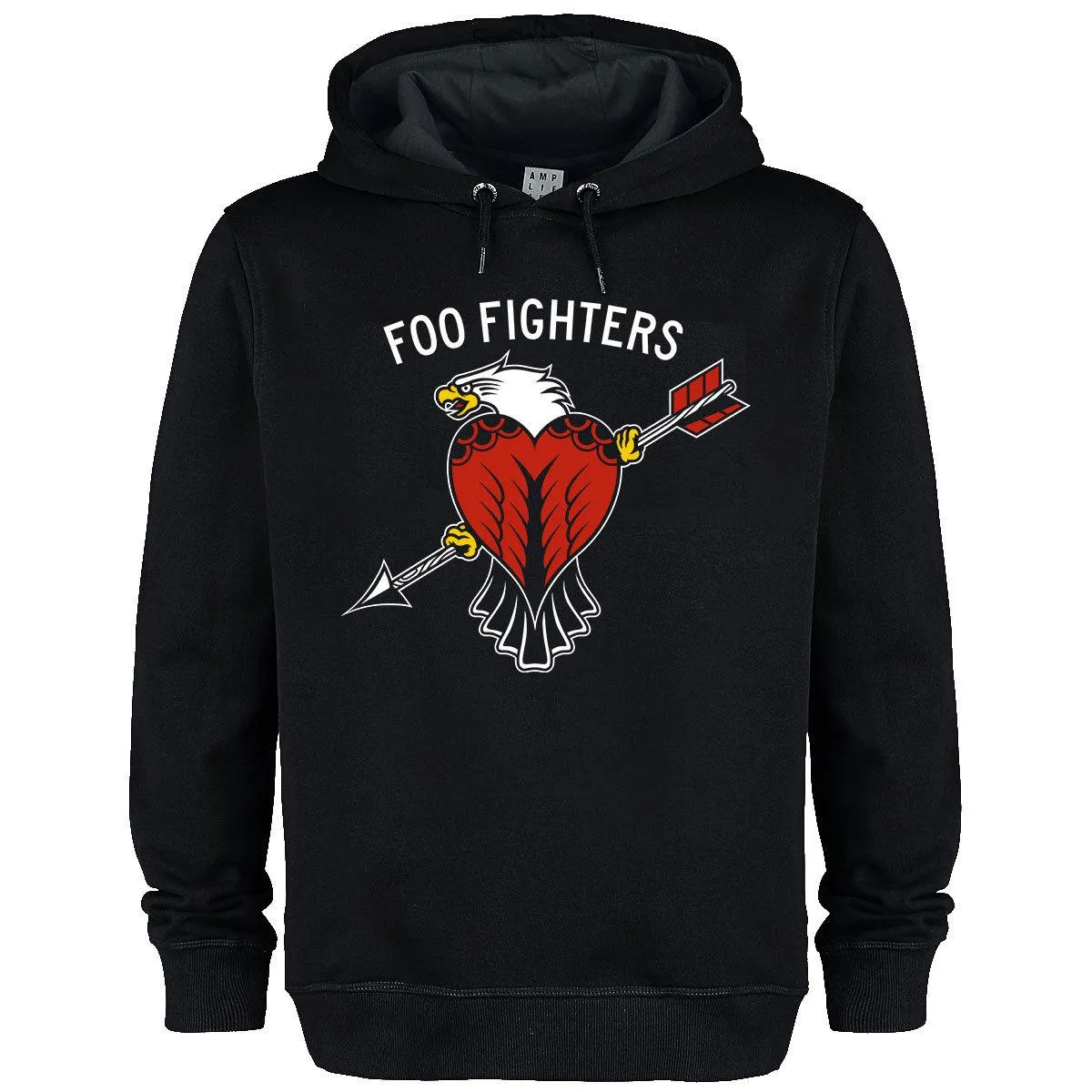 Amplified Unisex Adult Eagle Tattoo Foo Fighters Hoodie