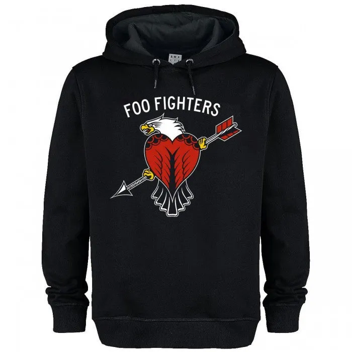 Amplified Unisex Adult Eagle Tattoo Foo Fighters Hoodie