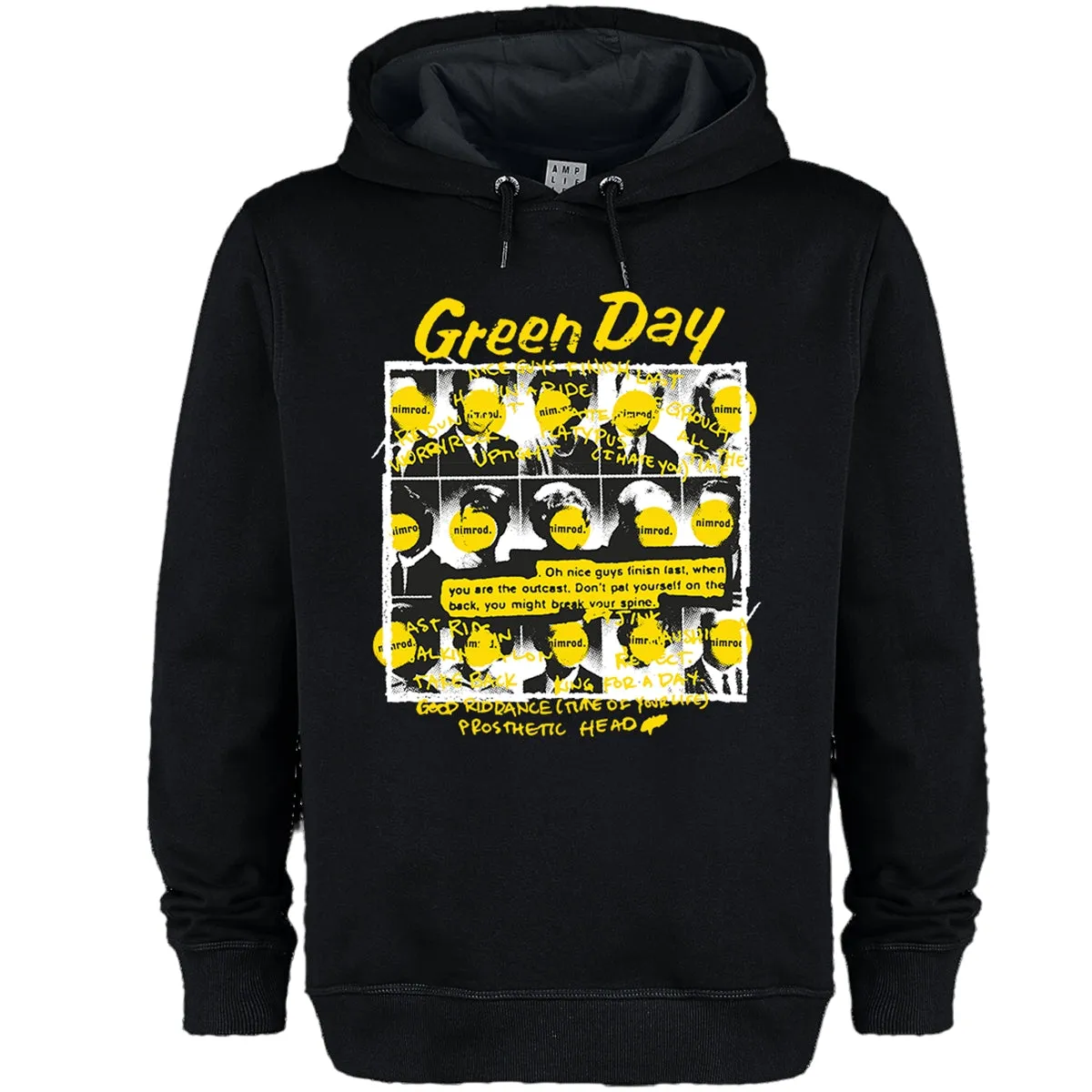 Amplified Unisex Adult Nimrod Green Day Hoodie