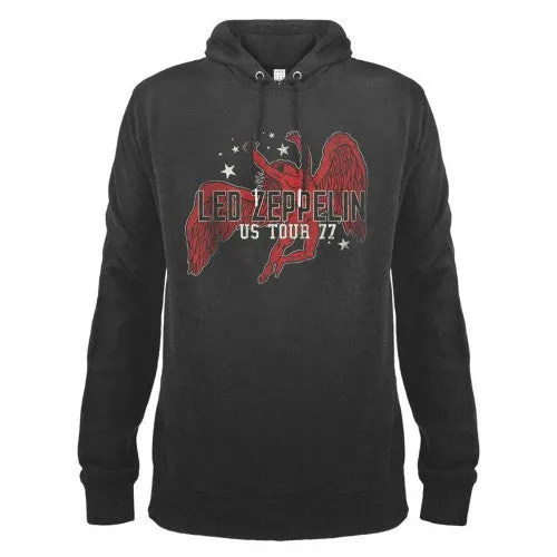 Amplified Unisex Adult US Tour 77 Led Zeppelin Hoodie