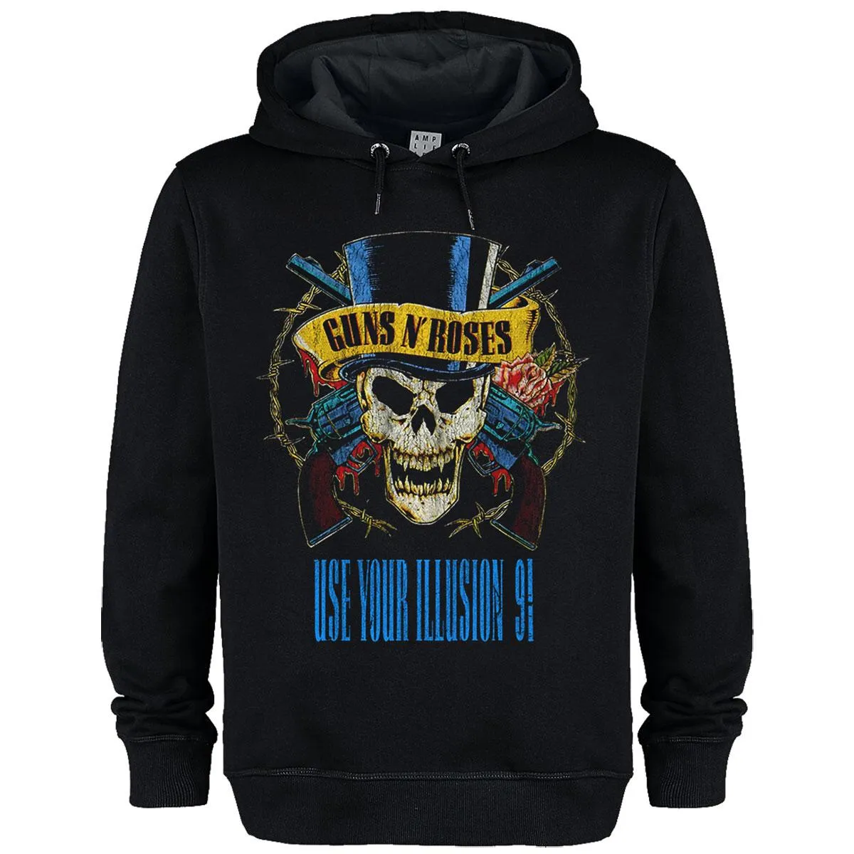 Amplified Unisex Adult Use Your Illusion 91 Tour Guns N Roses Hoodie