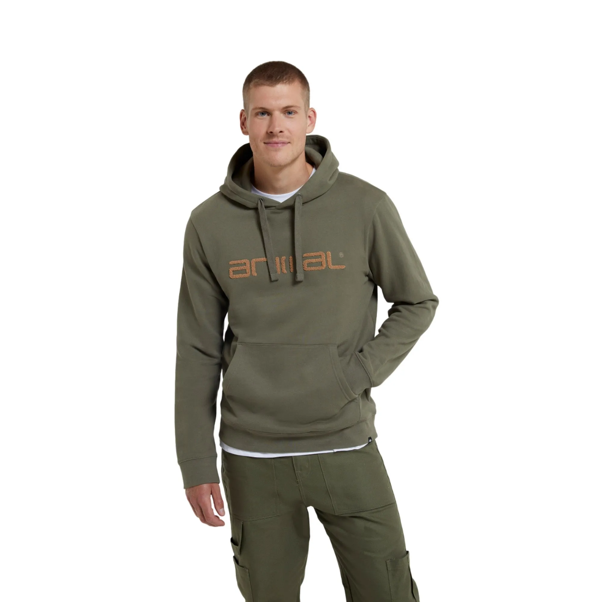 Animal Mens Driver Organic Hoodie