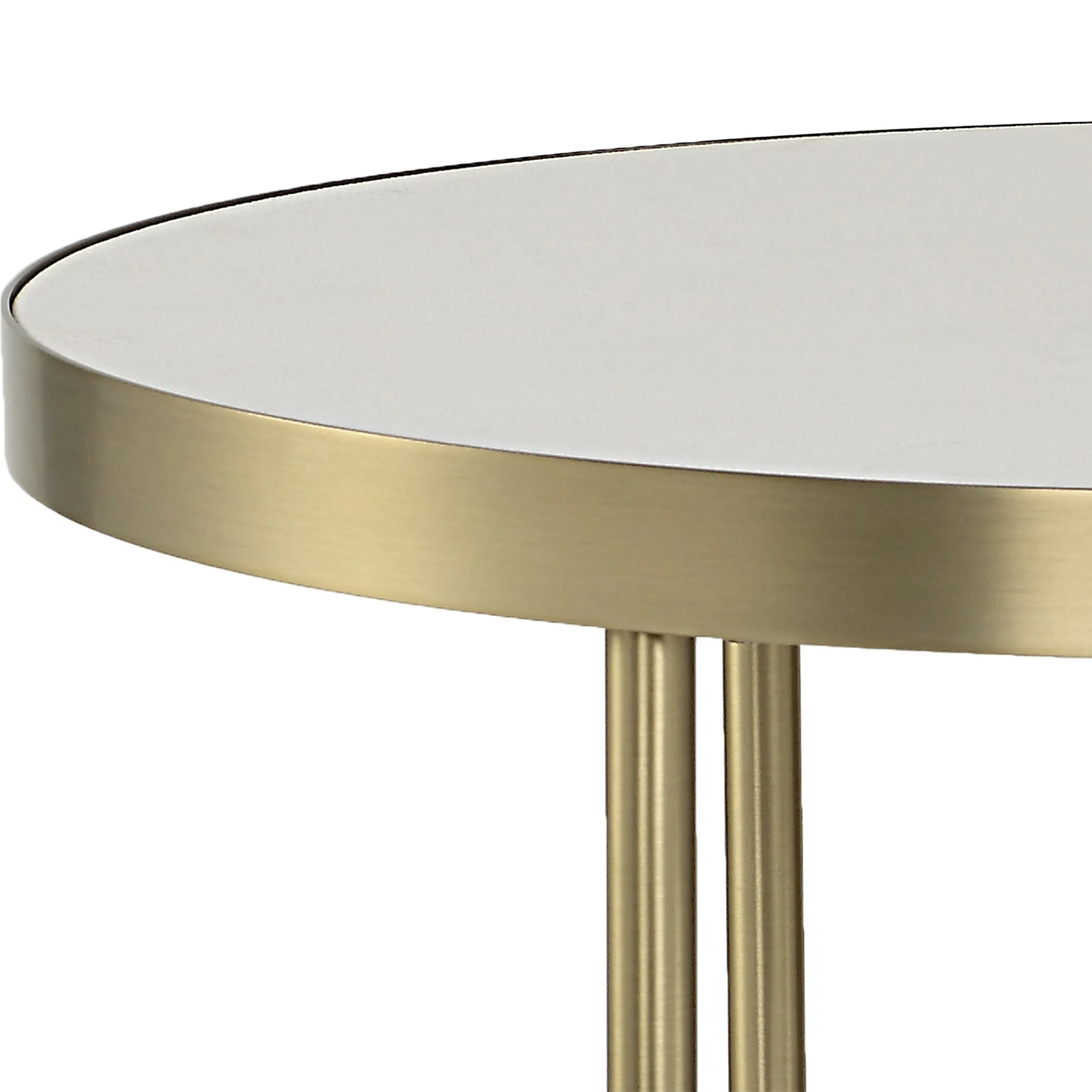 Aragon White Nesting Tables // Set of 2