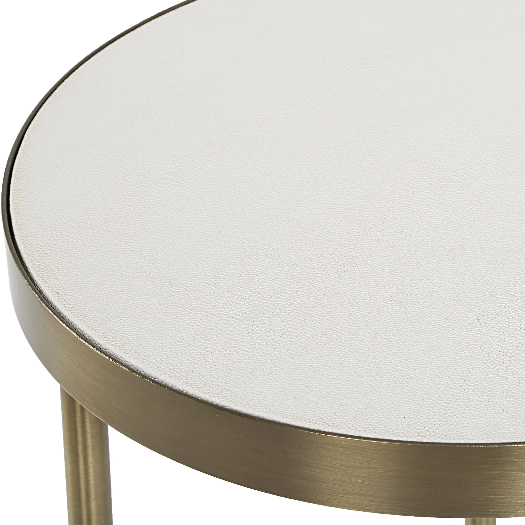 Aragon White Nesting Tables // Set of 2