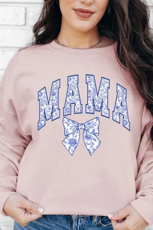 Arched Mama Blue Chinoiserie Unisex NuBlend Crew Sweatshirt