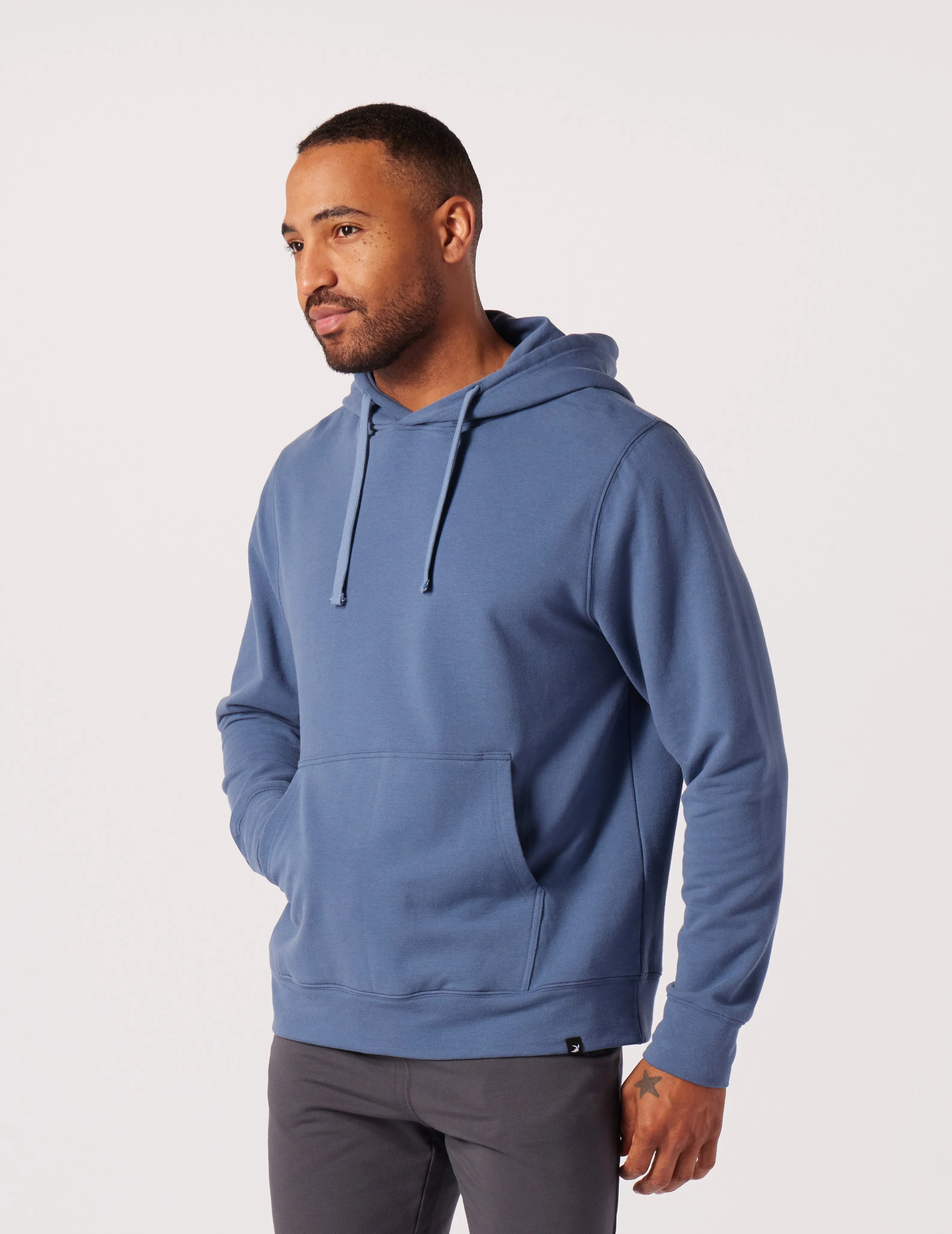 Atlas Hoodie: Washed Blue