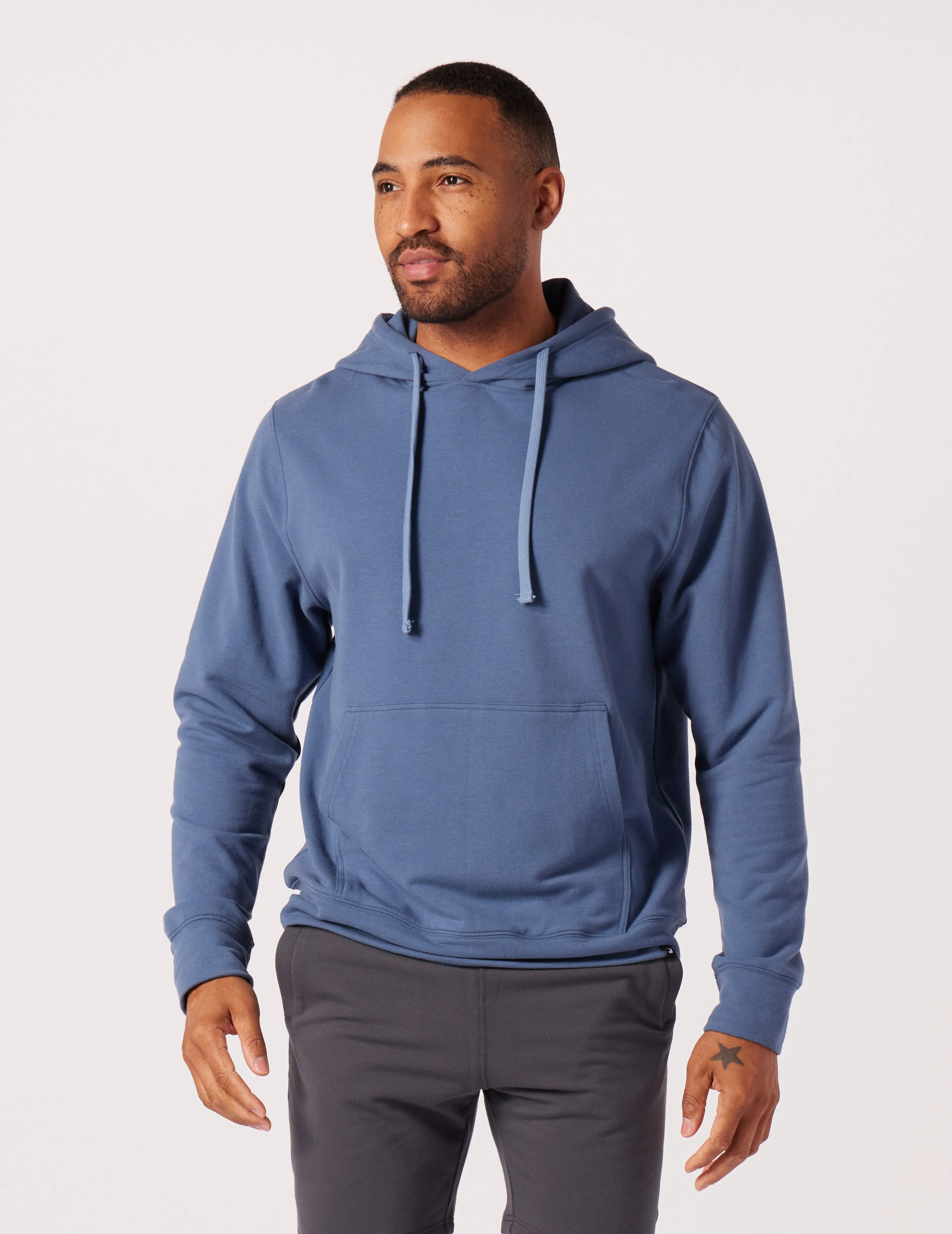 Atlas Hoodie: Washed Blue