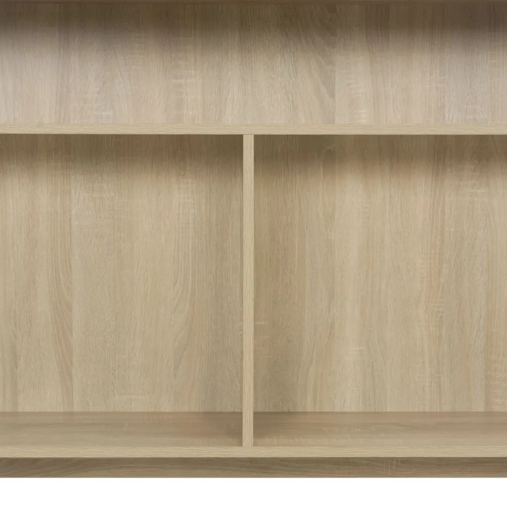 Bar Table with 2 Table Tops Oak 130x40x120 cm