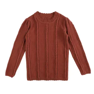 Belati Dusty Astro Ribbed Pointelle Shell (BKN477)