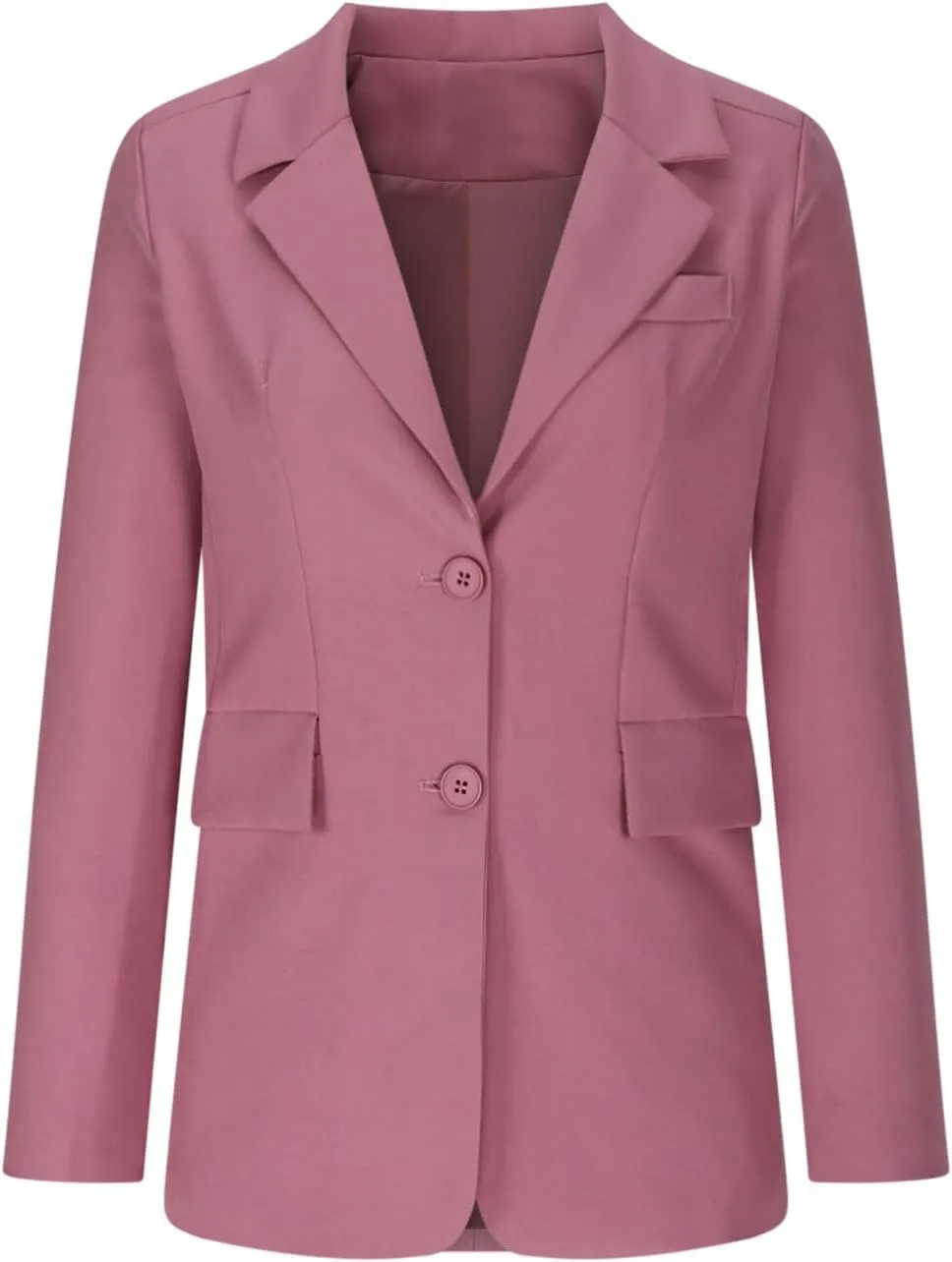 Blazers for Women Trendy Dressy Suit Jackets,2024 Winter Bussiness Suit Clothes,Long Sleeve Button Open Front Tops