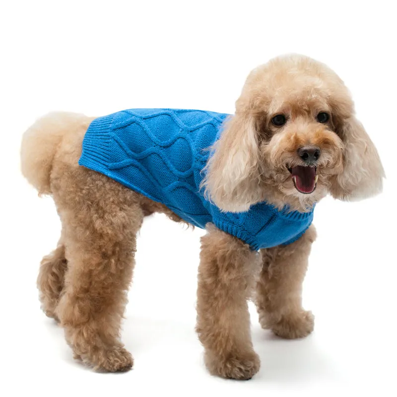 BLUE DIAMOND DOG SWEATER