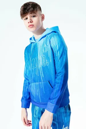 Blue Drip Kids Pullover Hoodie - Blue