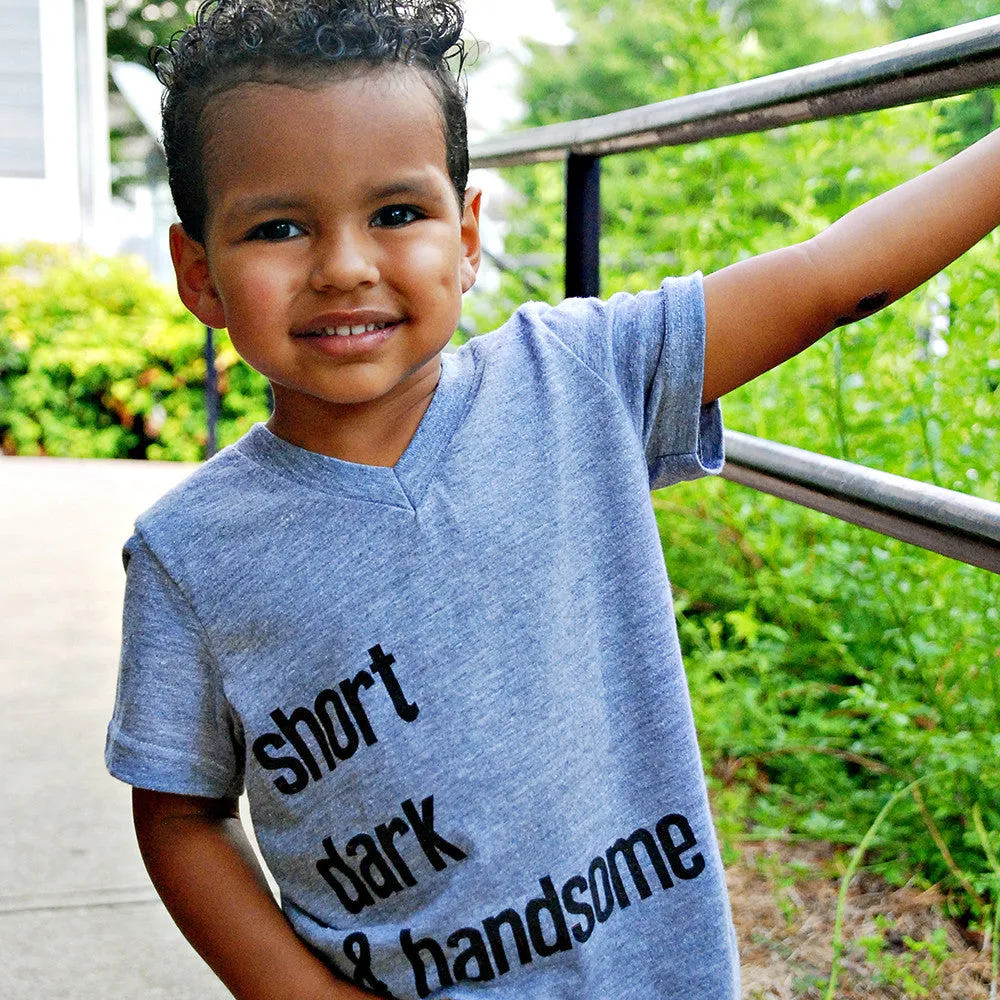 Boy Clothing, Toddler   Kids Tee - Short Dark and Handsome
