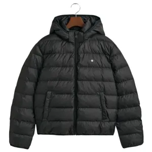 Boys Black Hooded Jacket