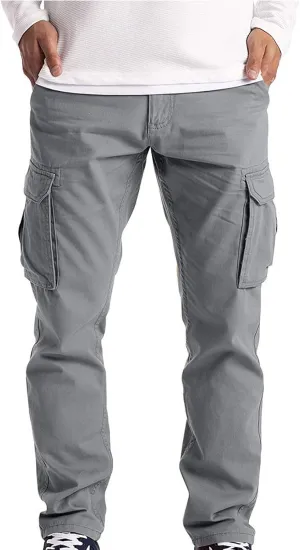 Cargo Pants for Men, Mens Fashion Cargo Pants Athletic Joggers Pants Chino Trousers Sweatpants Long Pants Workout Trousers