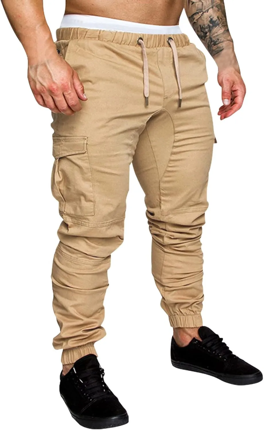 Cargo Pants for Men, Mens Fashion Cargo Pants Athletic Joggers Pants Chino Trousers Sweatpants Long Pants Workout Trousers