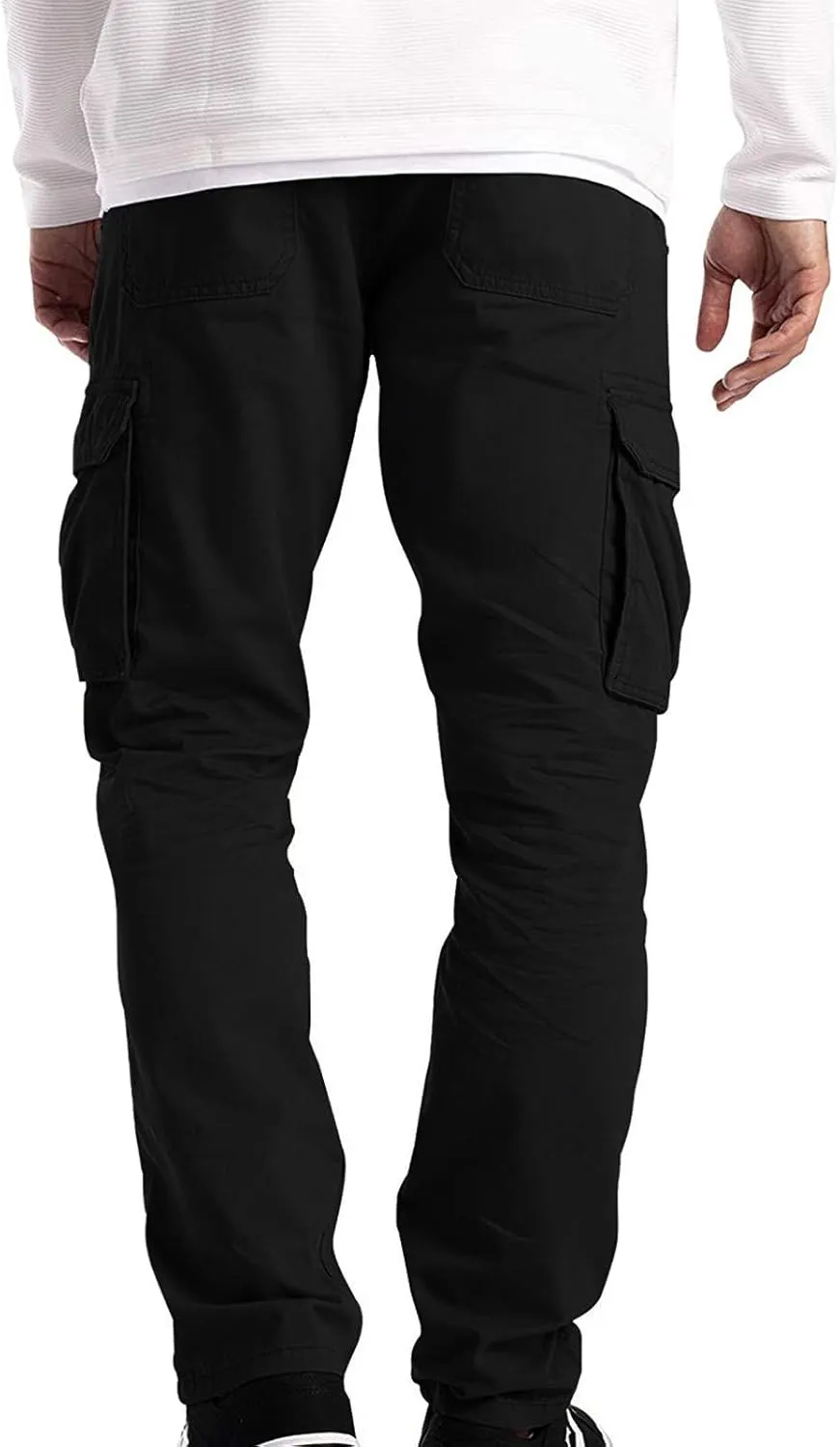 Cargo Pants for Men, Mens Fashion Cargo Pants Athletic Joggers Pants Chino Trousers Sweatpants Long Pants Workout Trousers