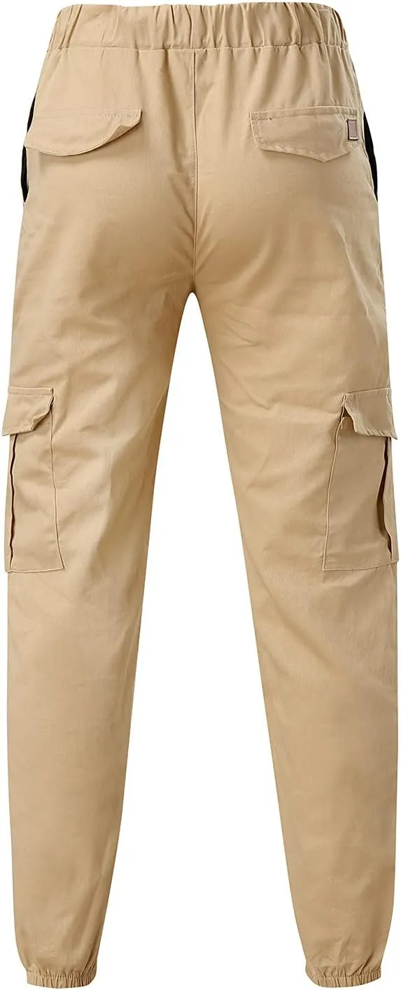Cargo Pants for Men, Mens Fashion Cargo Pants Athletic Joggers Pants Chino Trousers Sweatpants Long Pants Workout Trousers