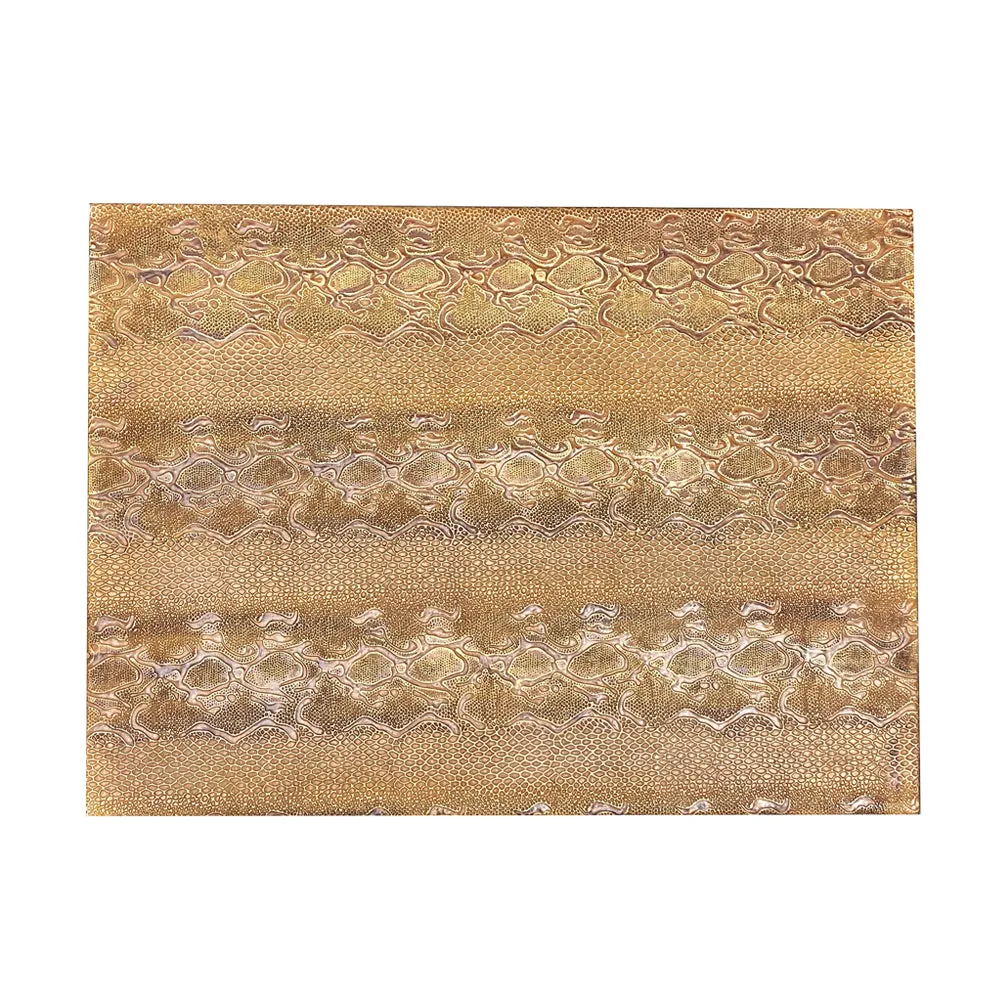 Cascabel Faux Rattlesnake Skin End Tables - Set of 2