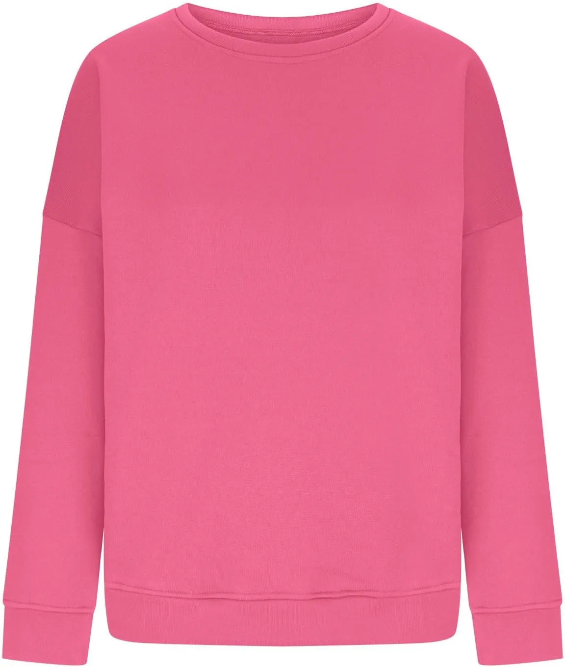 Ceboyel Womens Crew Neck Sweatshirts Oversized Long Sleeve Pullover Hoodie Cute Sweaters Shirts Teens Girls Winter Clothes