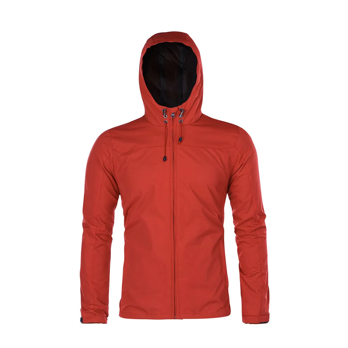 Cloudstyle Men Casual Windproof Hooded Thin Jacket Soft Comfortable Breathable Outerwear