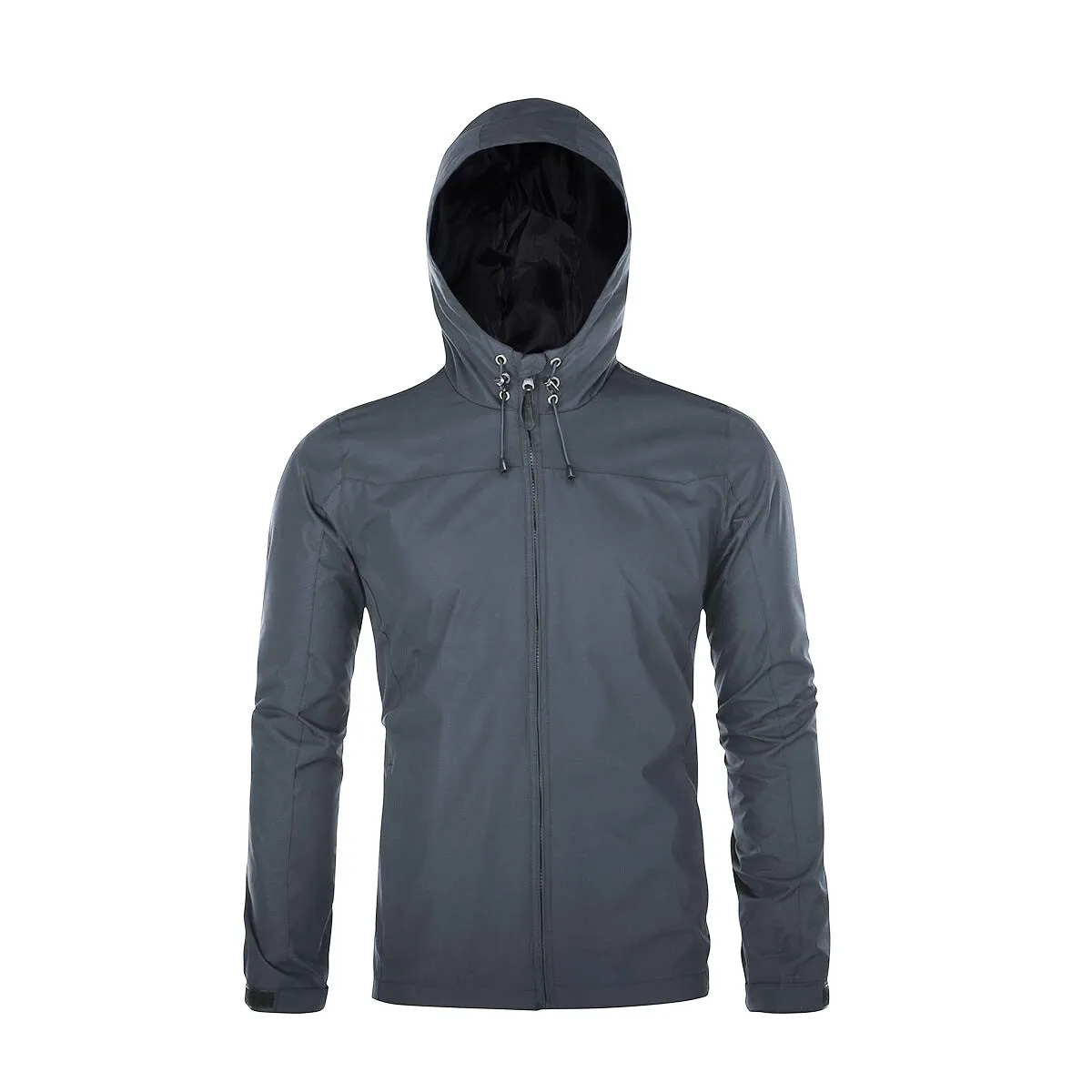 Cloudstyle Men Casual Windproof Hooded Thin Jacket Soft Comfortable Breathable Outerwear