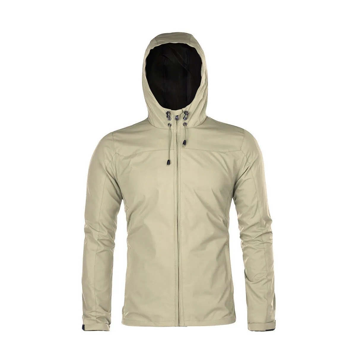 Cloudstyle Men Casual Windproof Hooded Thin Jacket Soft Comfortable Breathable Outerwear
