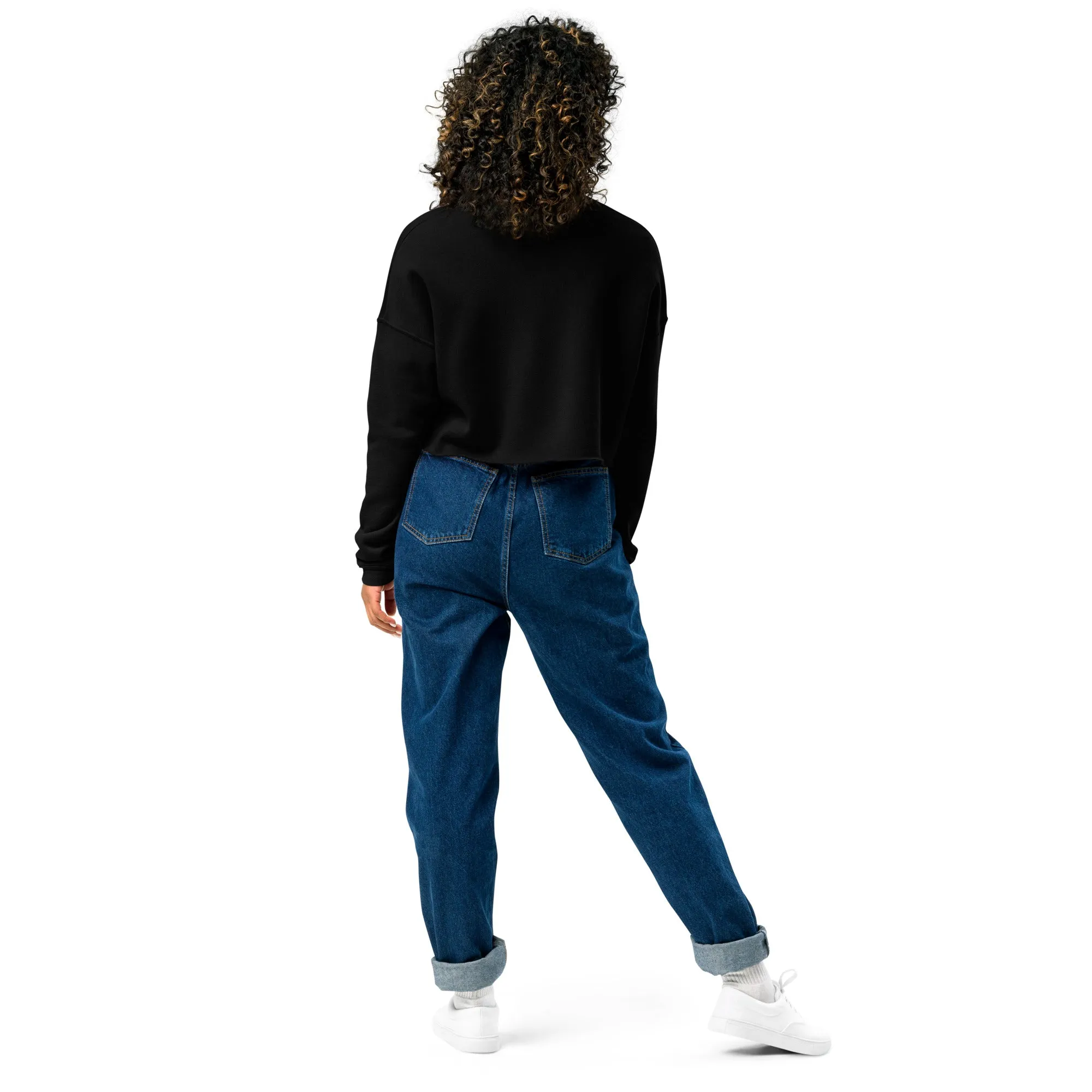 Crop Sweatshirt Womens (Girls Support Girls - Inspiration 0019)