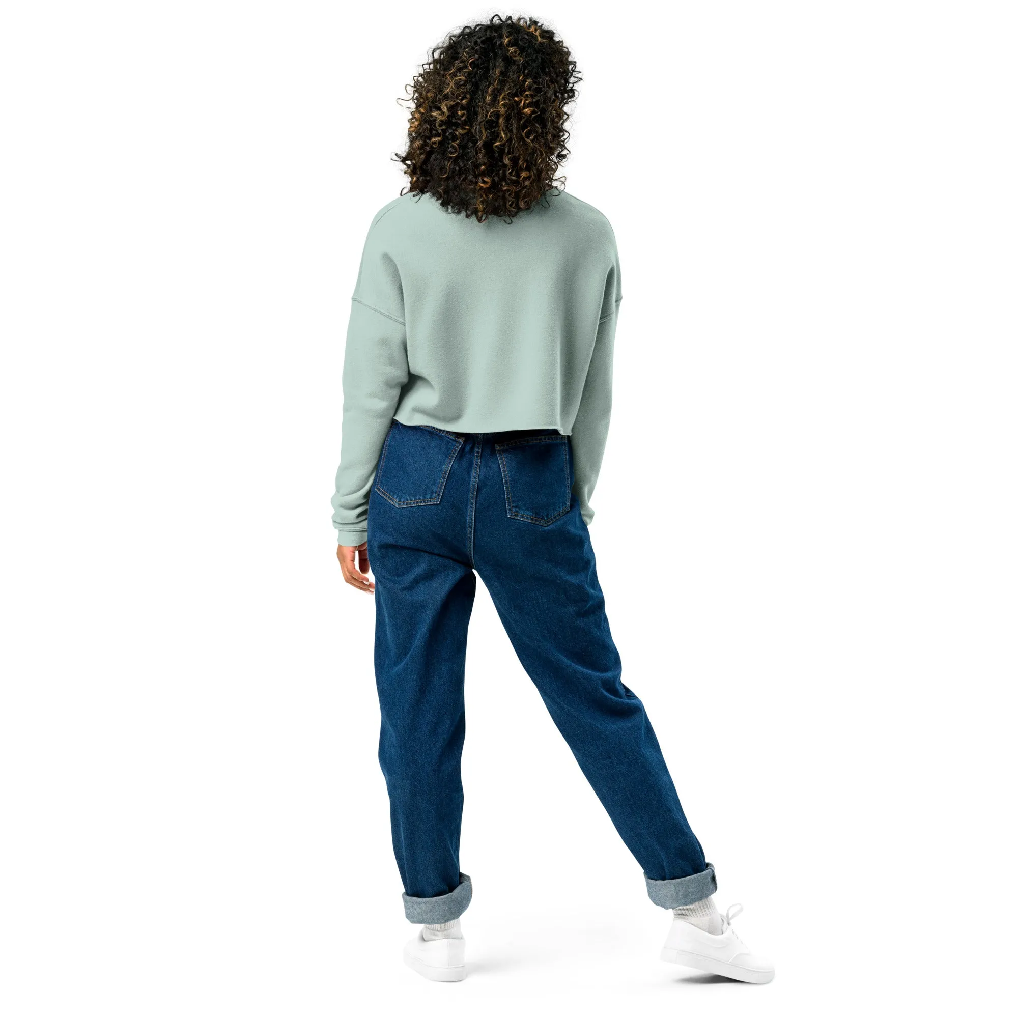 Crop Sweatshirt Womens (You're Like Coffee, I Need You In My Life - Inspiration 0018)