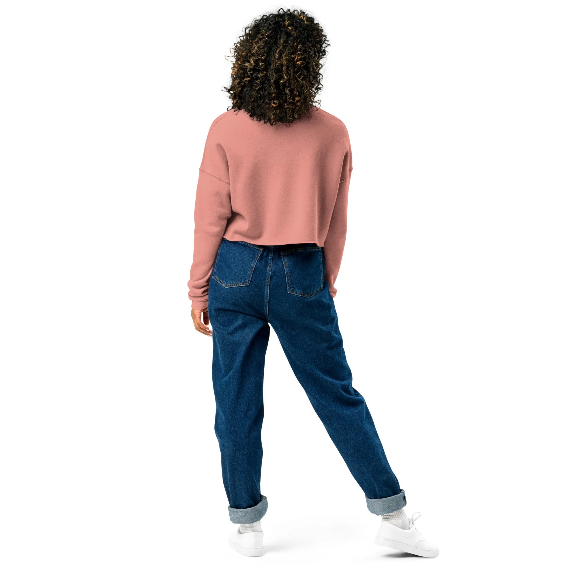 Crop Sweatshirt Womens (You're Like Coffee, I Need You In My Life - Inspiration 0018)