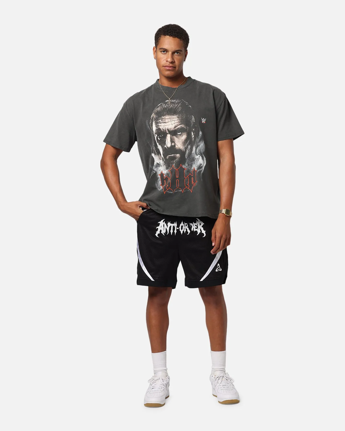 Culture Kings X WWE Triple H Wrestlemania XLI Heavy T-Shirt Black Wash