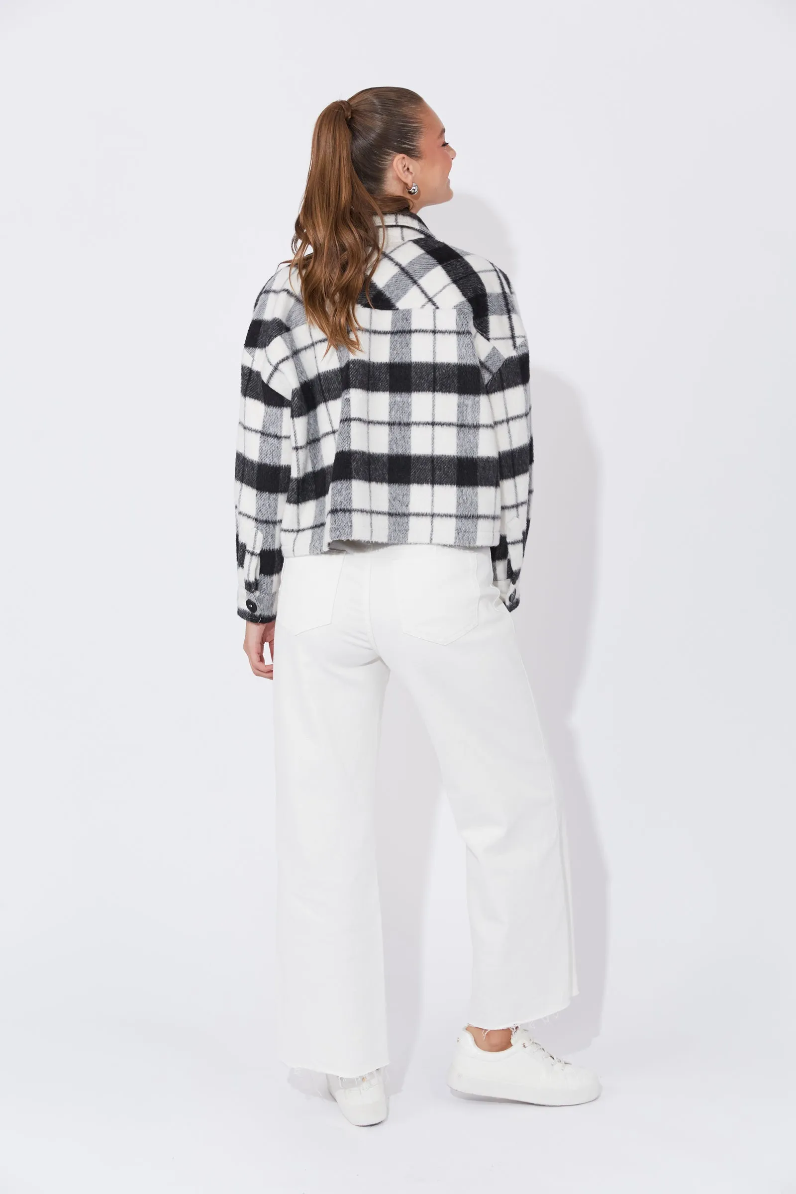 Daytona Crop Jacket - Khol