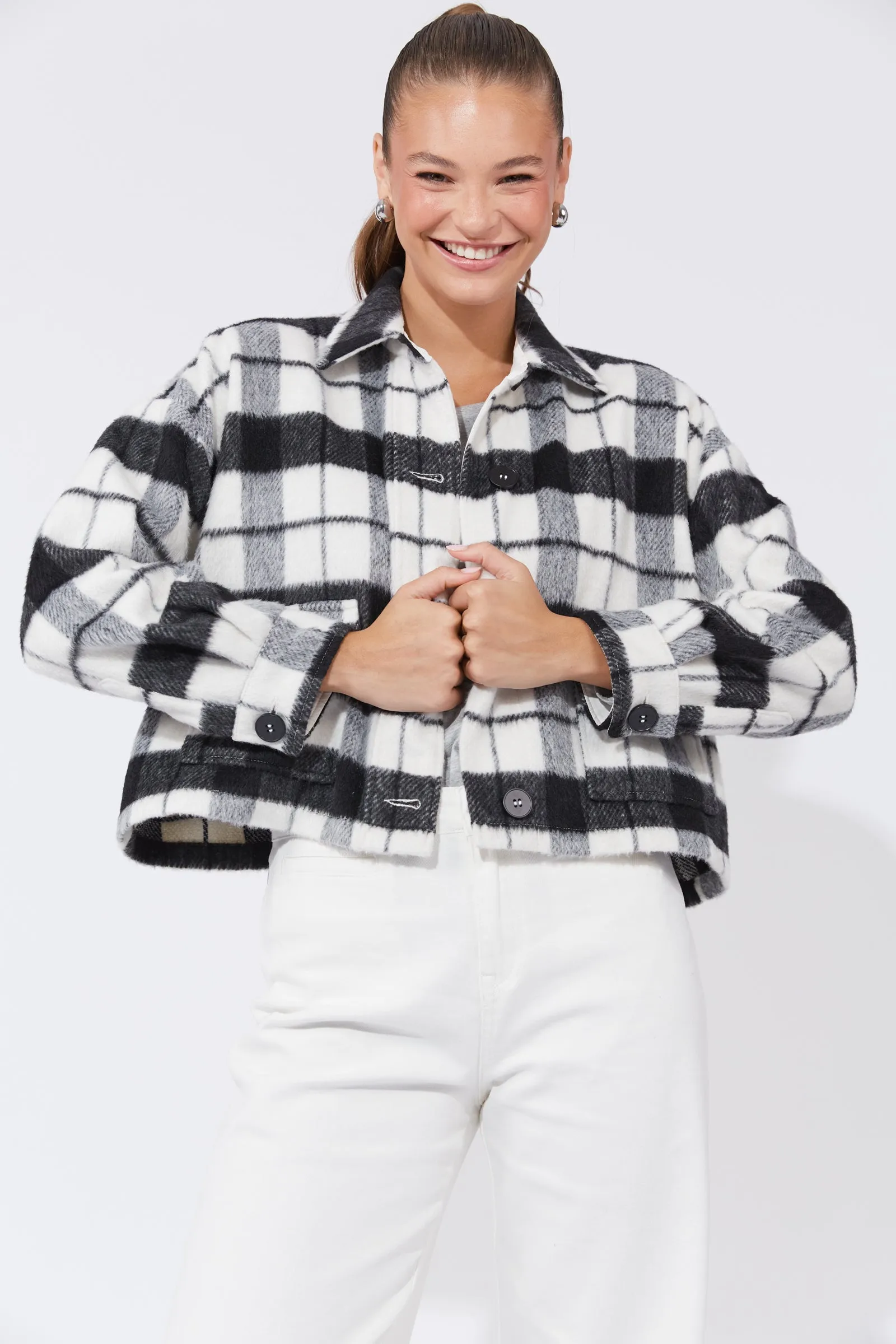 Daytona Crop Jacket - Khol