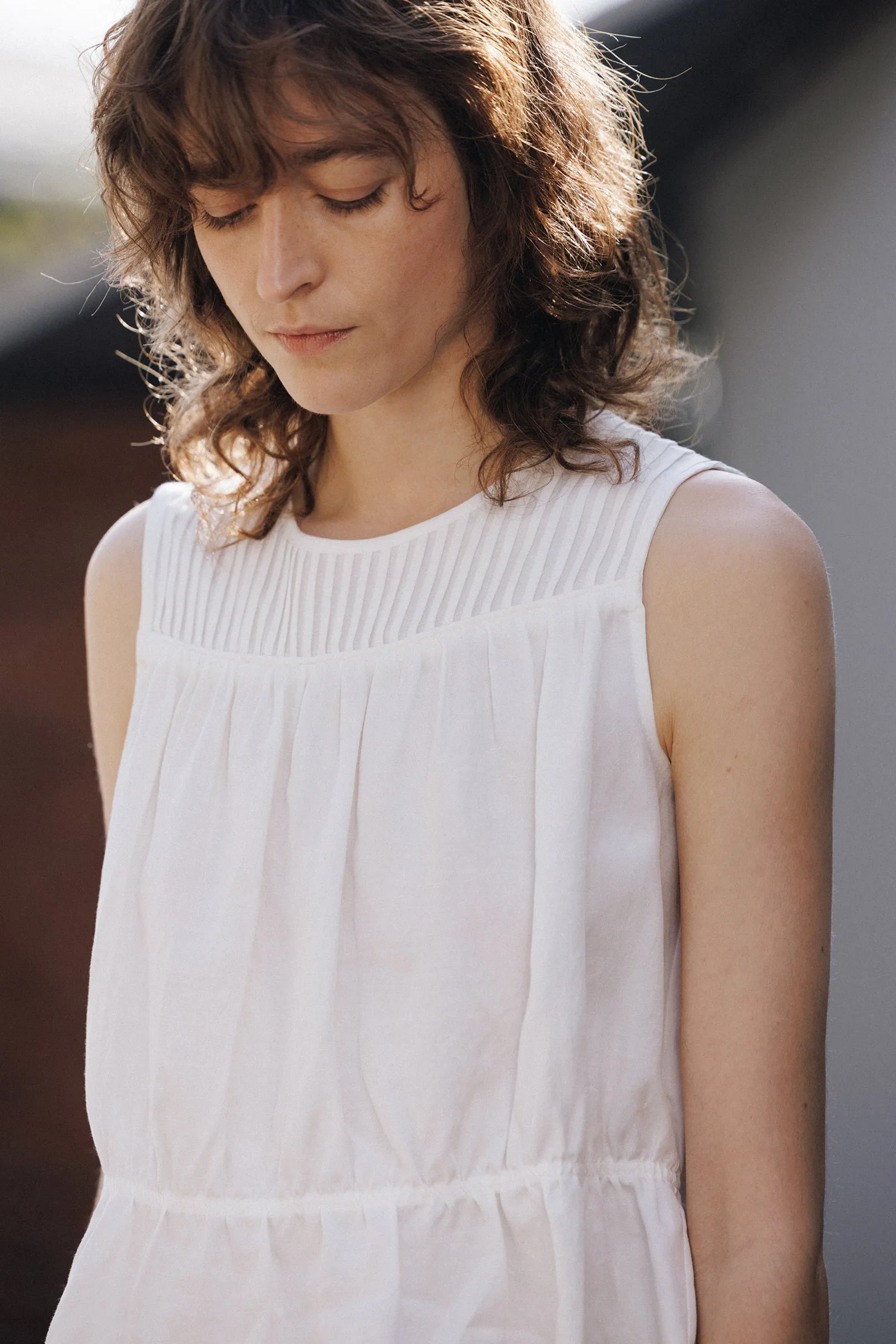 Demi Blouse -- Tencel Linen