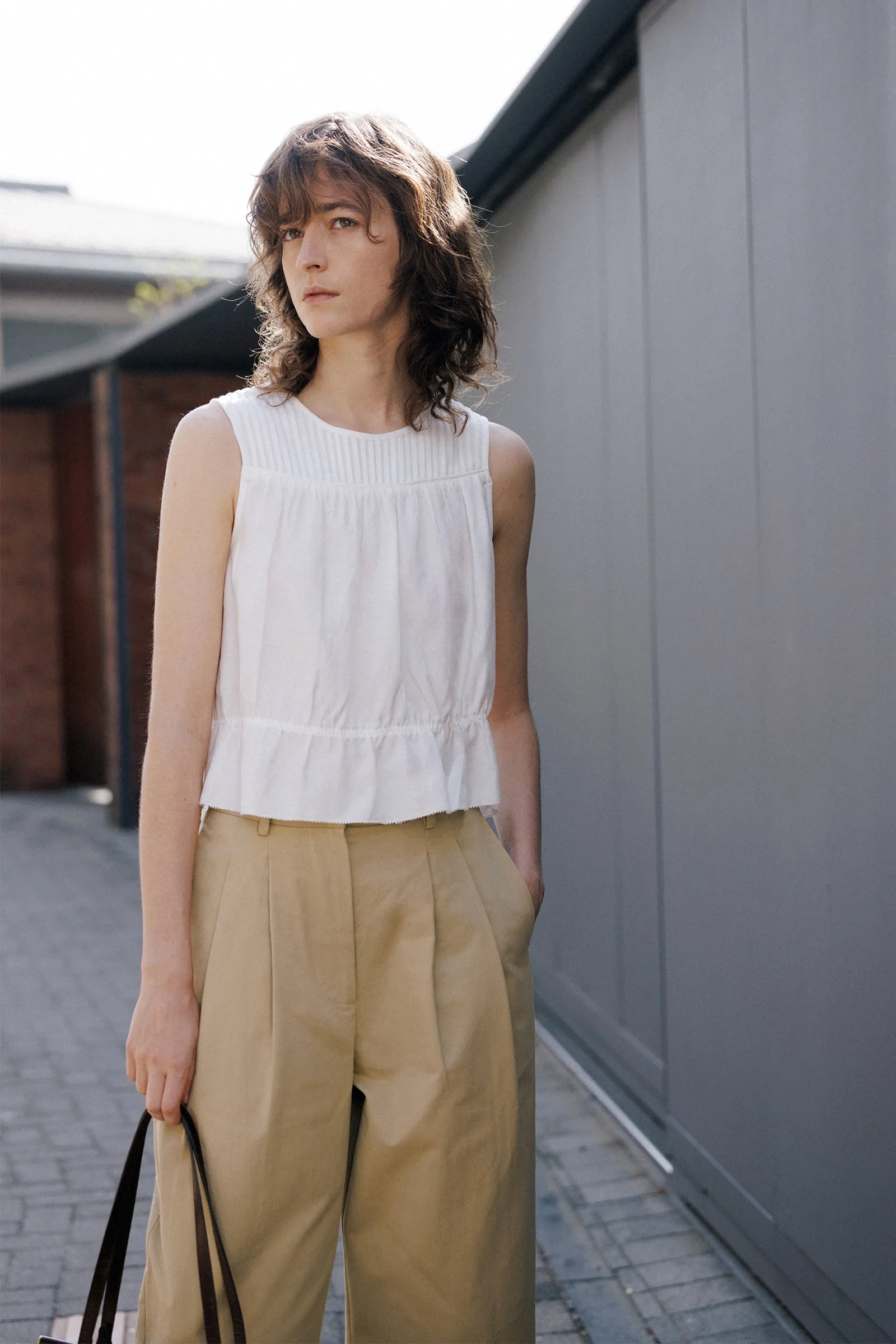 Demi Blouse -- Tencel Linen