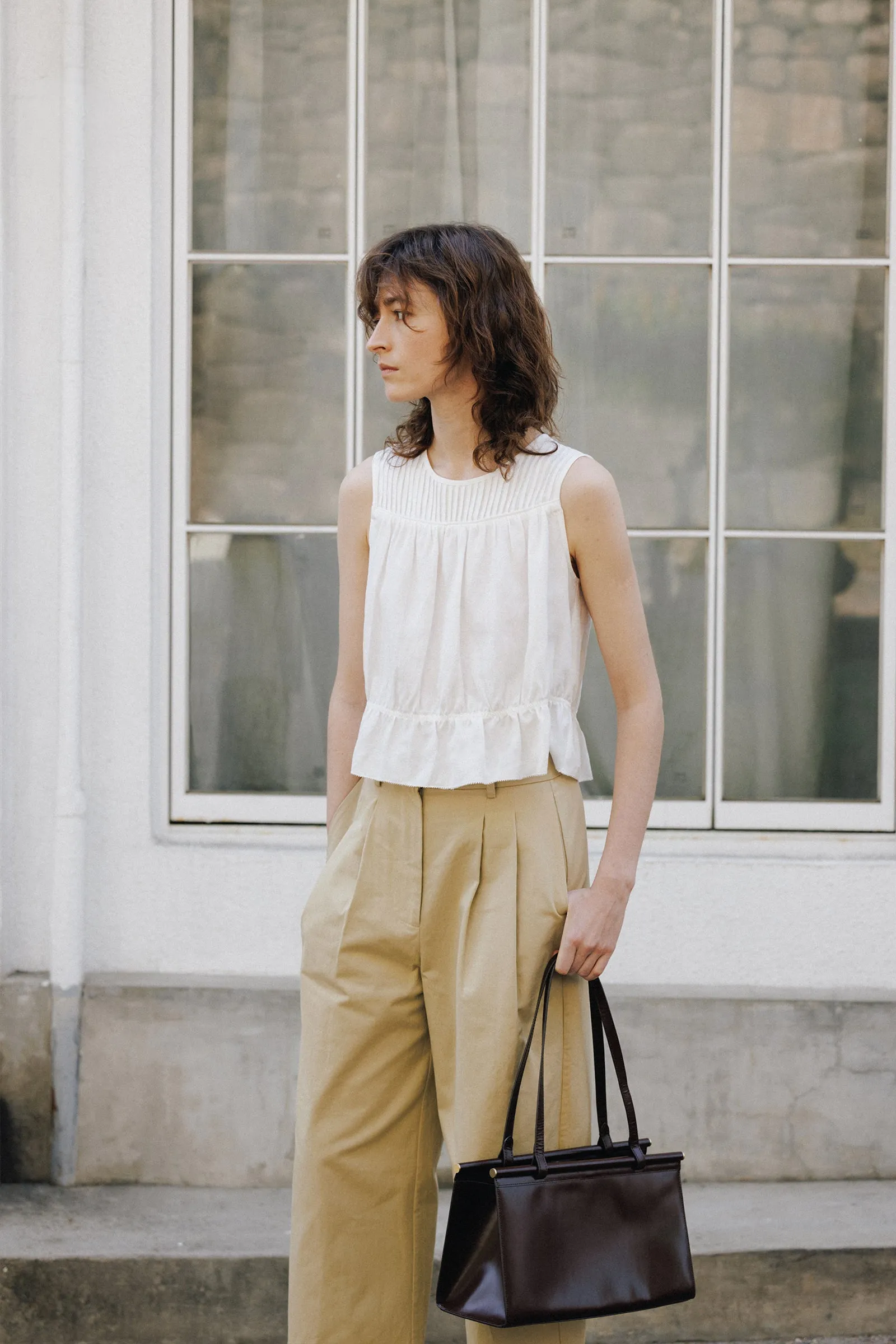 Demi Blouse -- Tencel Linen