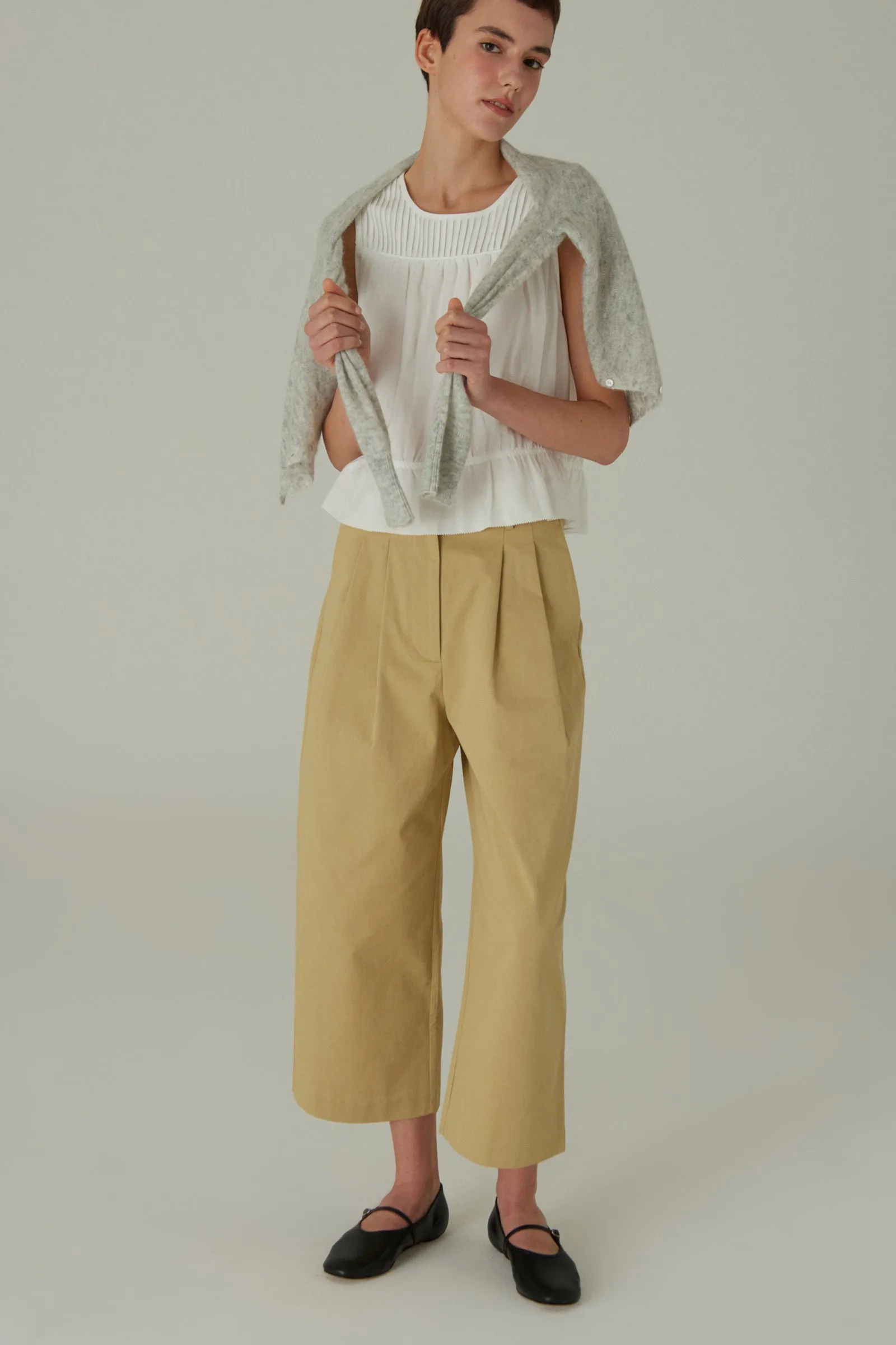 Demi Blouse -- Tencel Linen