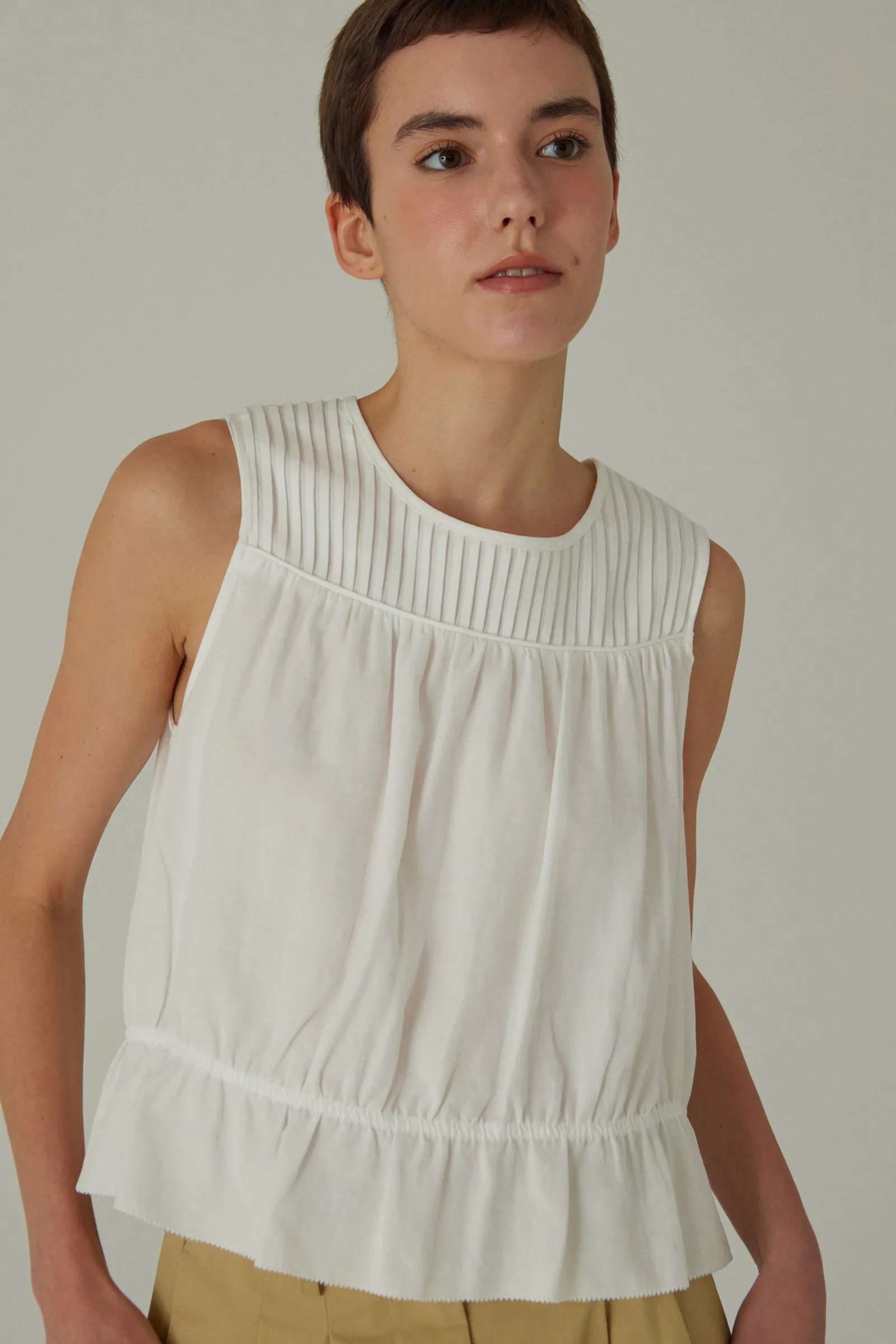Demi Blouse -- Tencel Linen