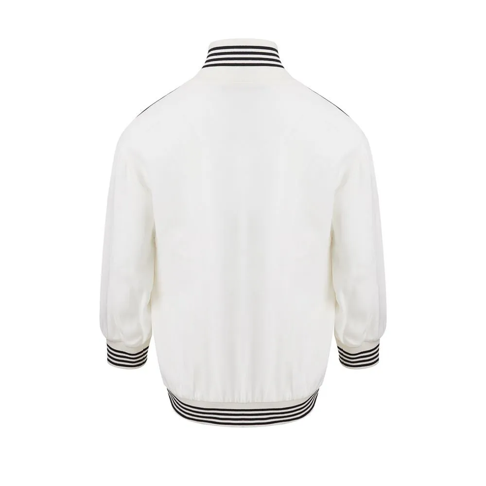 Dolce & Gabbana Elegant Cotton Knit White Sweater