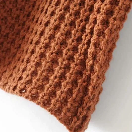 Elegant Cotton Blended Turtleneck Sweater