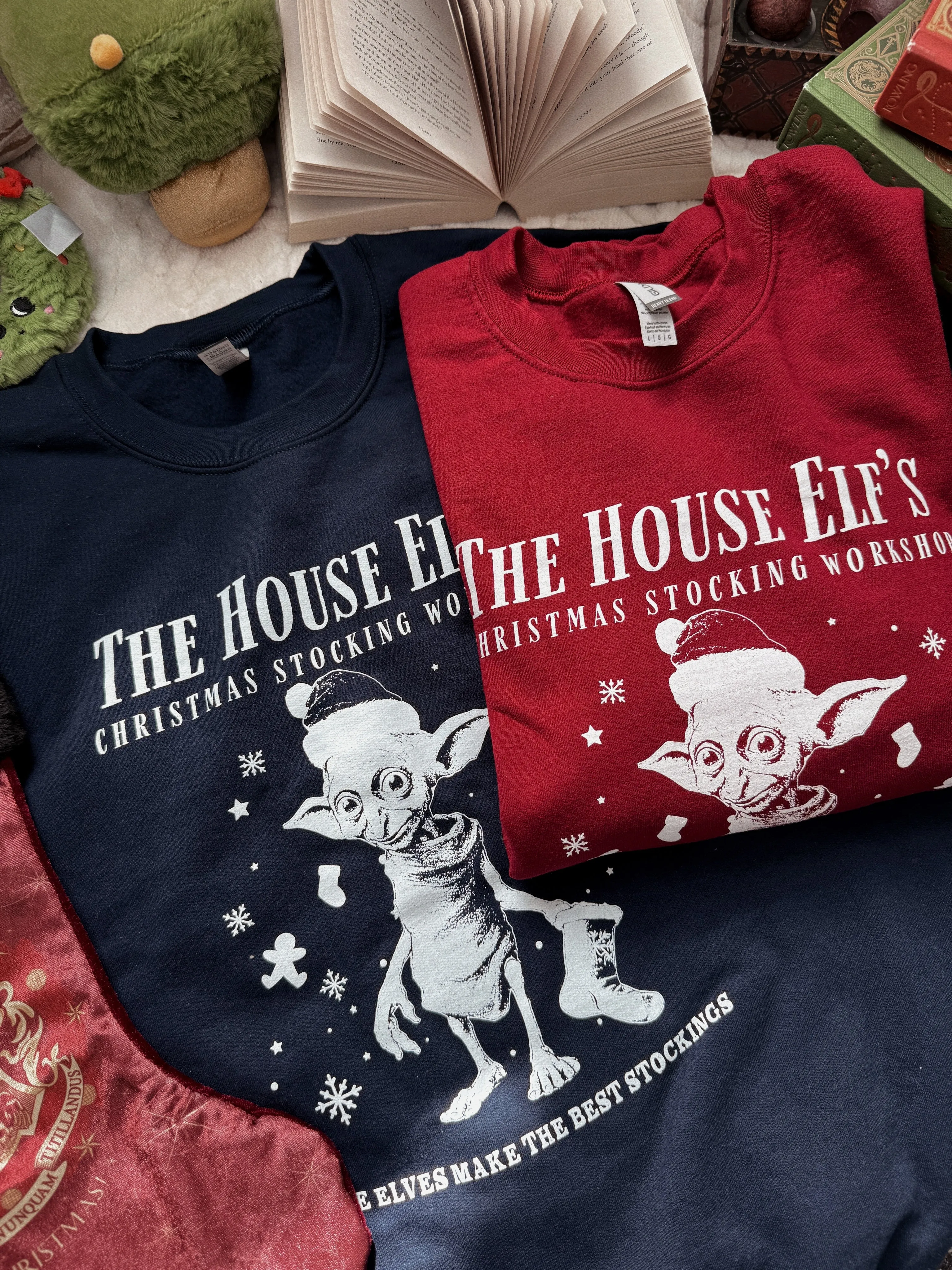 Elf's Stocking Workshop Crewneck Sweatshirt