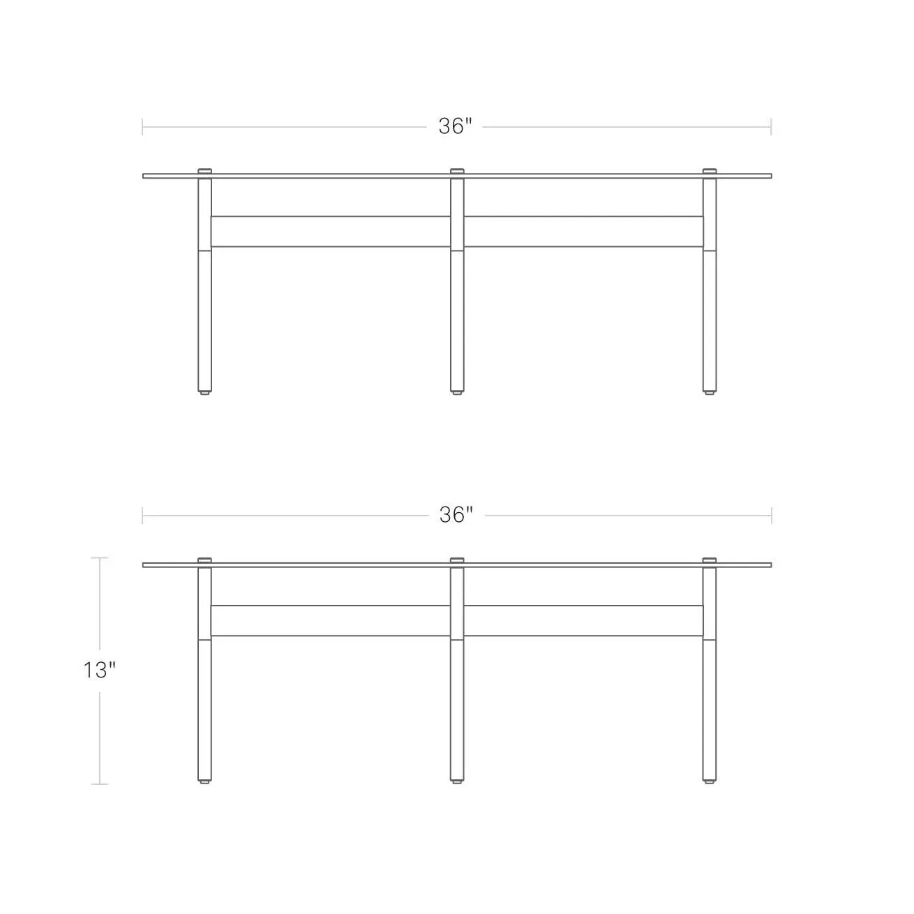 Flume Coffee/Side Table