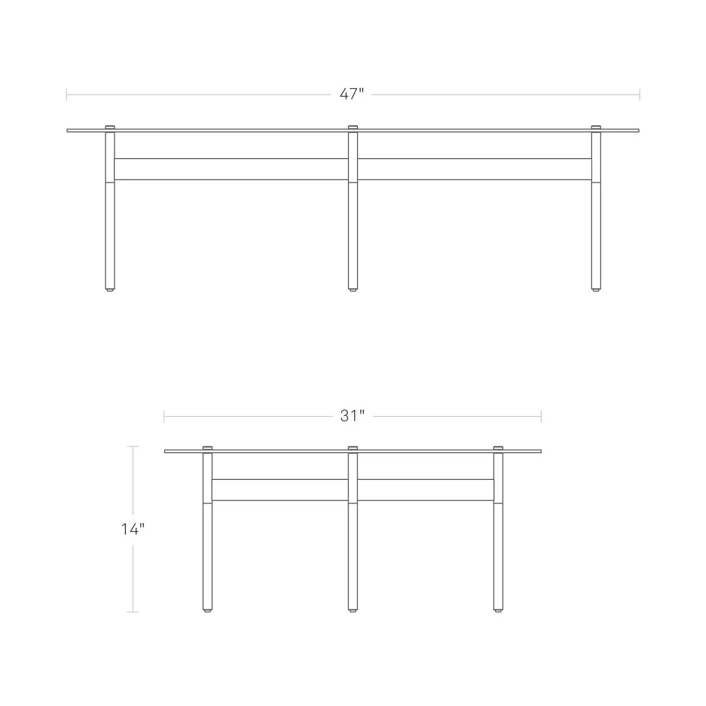 Flume Coffee/Side Table
