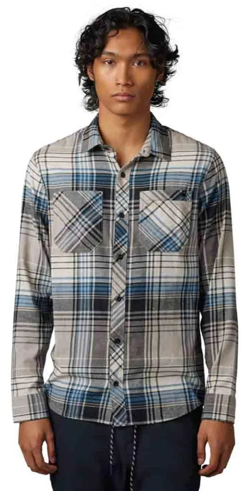 Fox TURNSOUT UTILITY FLANNEL - Taupe
