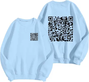 Funny Fu Qr Code Hoodies For Men And Women Stylish Fuck You Qr Code Sweatshirts Unisex Hoodies Hidden Message Clothe