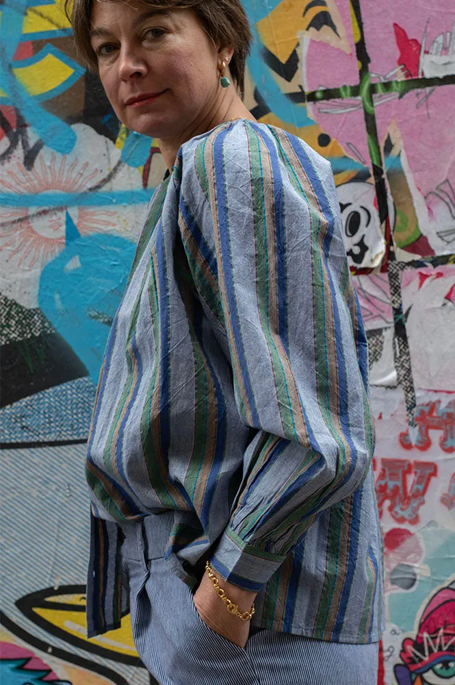 Hod Naila Dusk Stripe Blouse